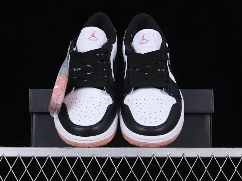 All categories Air Jordan Jordan series basketball shoes Air Jordan 1 Low Z version Air Jordan 1 Low Golf "Rust Pink" AJ1 Joe 1 new golf version black and white pink DD9315-106